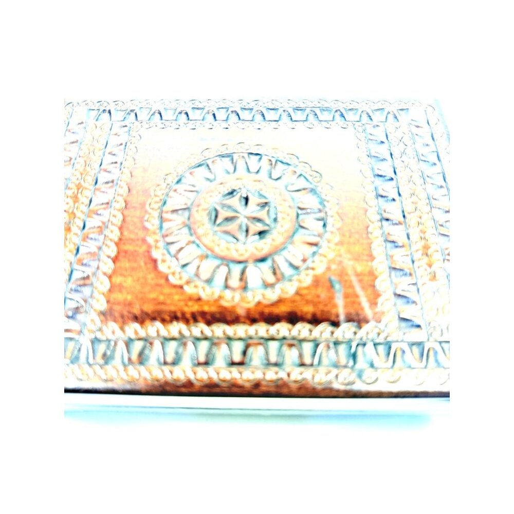 Wooden Music Box Trinket Jewelry Hand Carved Vintage Poland Lidded Handmade Smal - Picture 5 of 16